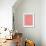 Herringbone - Coral-Cat Coquillette-Framed Giclee Print displayed on a wall