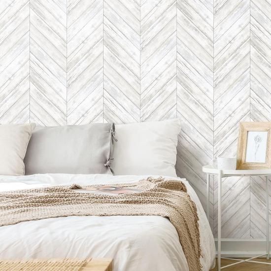 Herringbone Wood Boards Removable Wallpaper Wall Decal Art Com - Removeable Wall Paper Herringbone Wood Boards Removable Wallpaper Wall Decal Art Com - Removeable Wall Paper