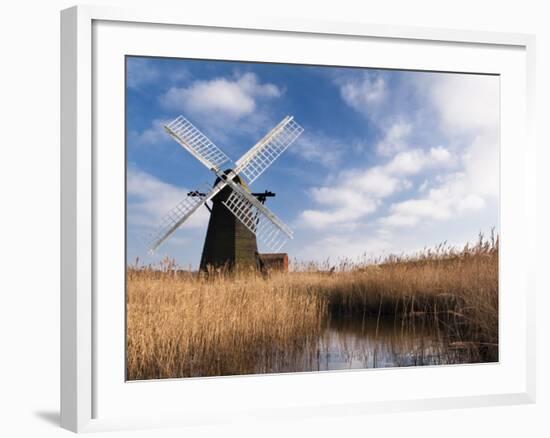 Herringfleet Drainage Mill, Suffolk, UK-Nadia Isakova-Framed Photographic Print