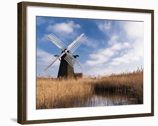 Herringfleet Drainage Mill, Suffolk, UK-Nadia Isakova-Framed Photographic Print