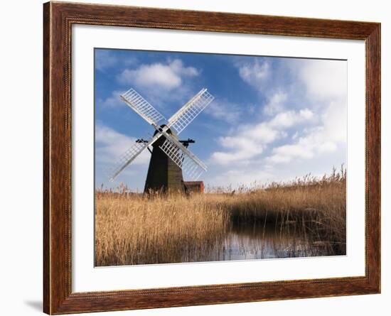 Herringfleet Drainage Mill, Suffolk, UK-Nadia Isakova-Framed Photographic Print