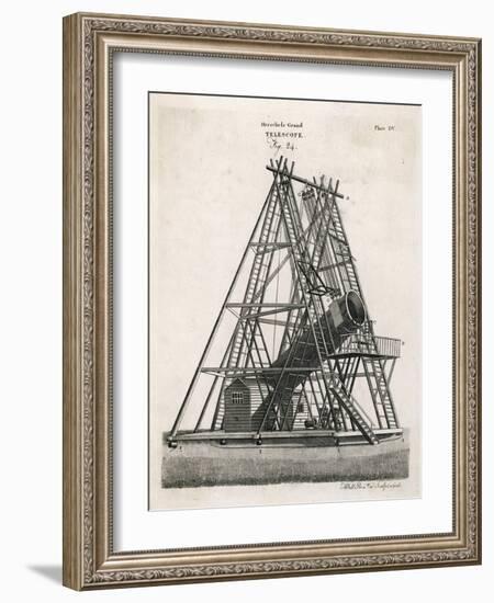 Herschel's Telescope-null-Framed Art Print