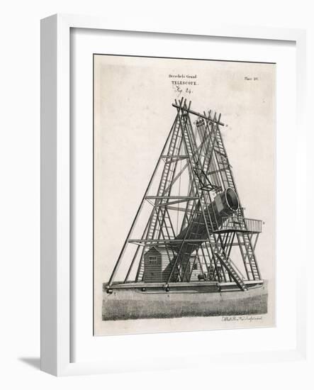 Herschel's Telescope-null-Framed Art Print