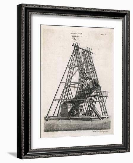 Herschel's Telescope-null-Framed Art Print