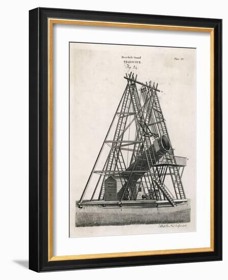 Herschel's Telescope-null-Framed Art Print