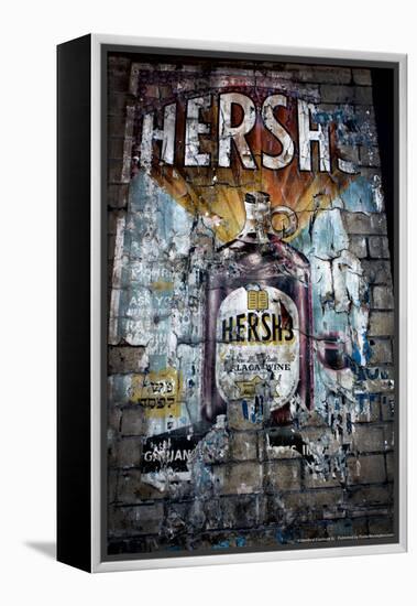 Hersh's Wine Lower East Side NYC-null-Framed Stretched Canvas