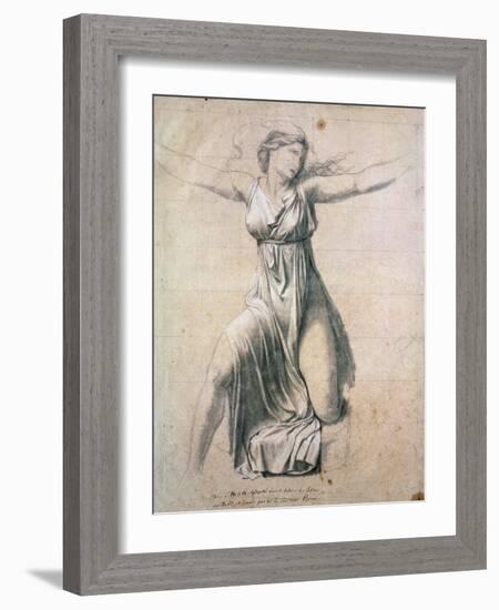 Hersilia, 1795-1798-Jacques Louis David-Framed Giclee Print