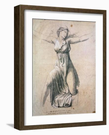 Hersilia, 1795-1798-Jacques Louis David-Framed Giclee Print