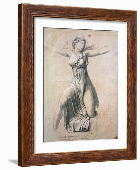 Hersilia, 1795-1798-Jacques Louis David-Framed Giclee Print