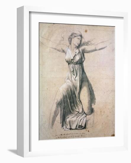 Hersilia, 1795-1798-Jacques Louis David-Framed Giclee Print