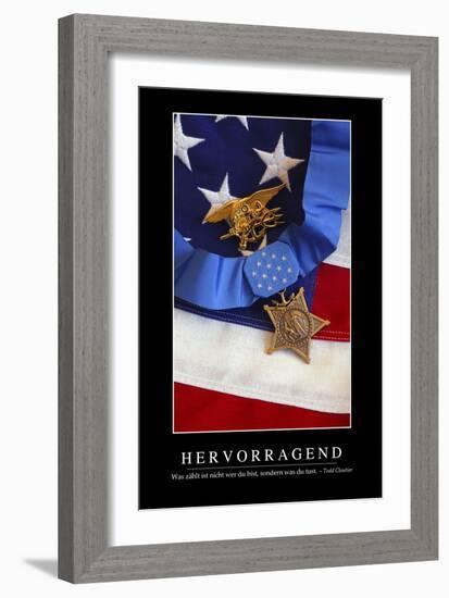 Hervorragend Leistung: Motivationsposter Mit Inspirierendem Zitat-null-Framed Photographic Print