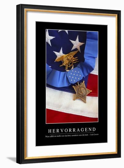 Hervorragend Leistung: Motivationsposter Mit Inspirierendem Zitat-null-Framed Photographic Print