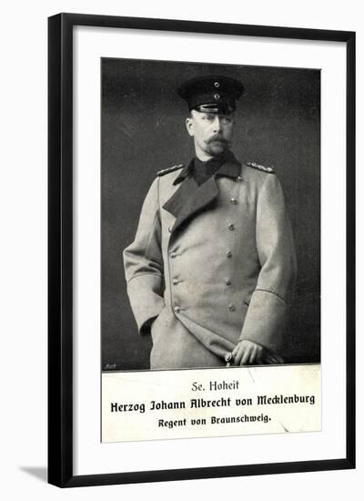 Herzog Johann Albrecht V Mecklenburg, Braunschweig-null-Framed Giclee Print