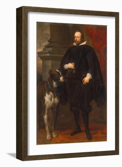 Herzog Wolfgang Wilhelm Von Pfalz- Neuburg, um 1630/32-Sir Anthony Van Dyck-Framed Giclee Print