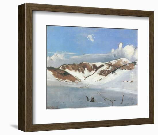 Herzogenhorn near Bernau-Eugen Bracht-Framed Art Print