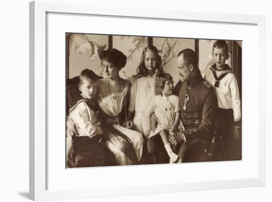 Herzogliche Familie Sachsen Coburg Gotha, Poträt-null-Framed Giclee Print