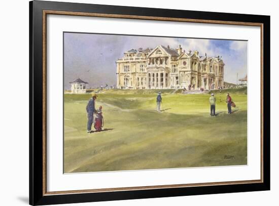 Hesitation at St. Andrews-Robert Wade-Framed Premium Giclee Print