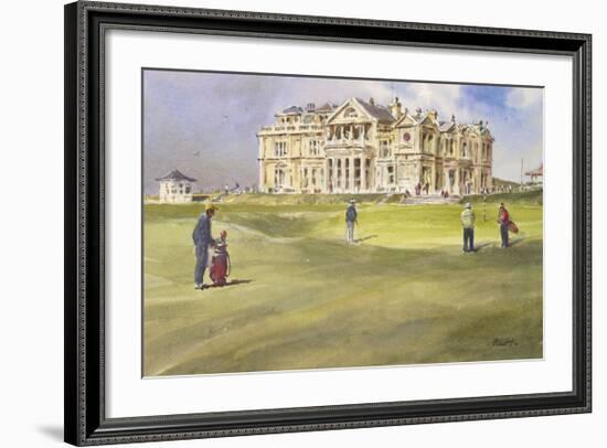 Hesitation at St. Andrews-Robert Wade-Framed Premium Giclee Print