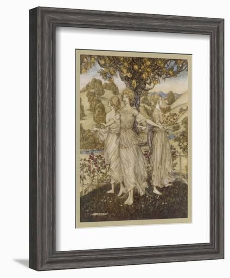 Hesperides-Arthur Rackham-Framed Art Print