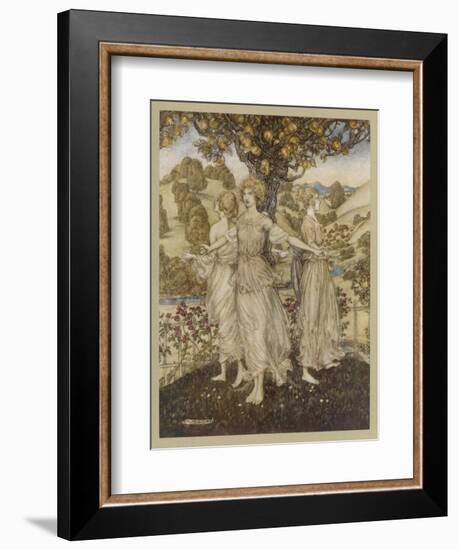 Hesperides-Arthur Rackham-Framed Art Print