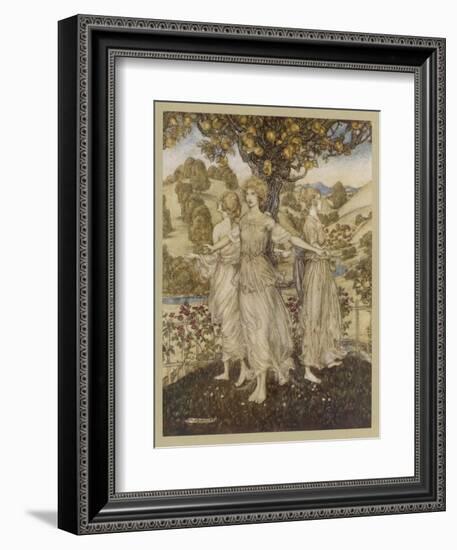 Hesperides-Arthur Rackham-Framed Art Print