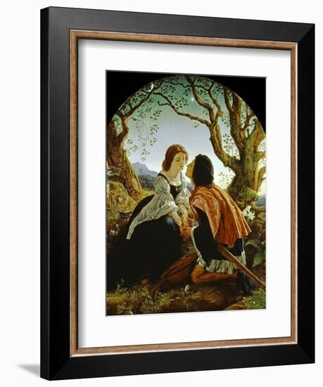 Hesperus, the Evening Star, Sacred to Lovers, 1855-Sir Joseph Noel Paton-Framed Giclee Print