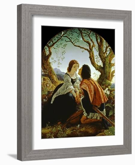 Hesperus, the Evening Star, Sacred to Lovers, 1855-Sir Joseph Noel Paton-Framed Giclee Print