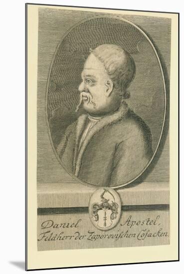 Hetman Danylo Apostol (1654-173)-Martin Bernigeroth-Mounted Giclee Print