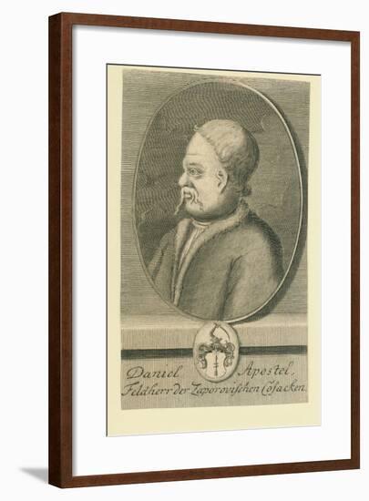 Hetman Danylo Apostol (1654-173)-Martin Bernigeroth-Framed Giclee Print