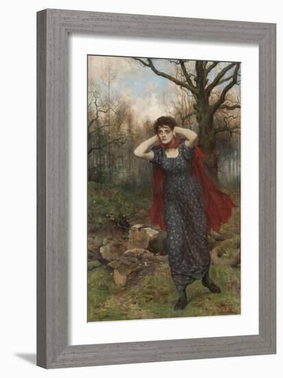 Hetty Sorrel (Oil on Canvas)-John Collier-Framed Giclee Print