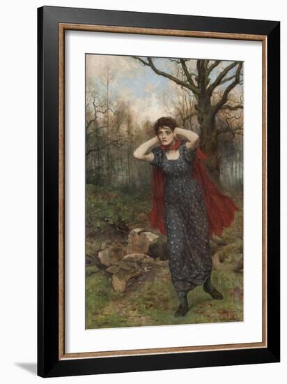 Hetty Sorrel (Oil on Canvas)-John Collier-Framed Giclee Print