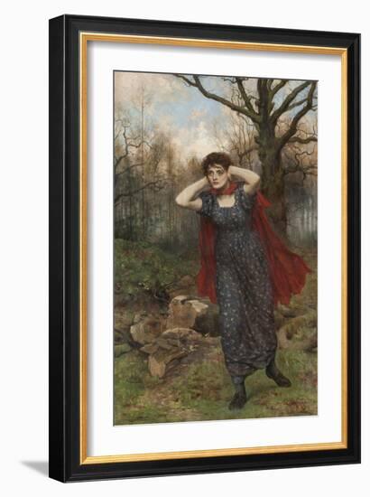 Hetty Sorrel (Oil on Canvas)-John Collier-Framed Giclee Print