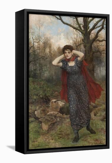 Hetty Sorrel (Oil on Canvas)-John Collier-Framed Premier Image Canvas