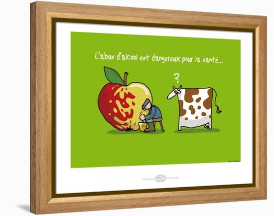 Heula. Abus d'alcool-Sylvain Bichicchi-Framed Stretched Canvas