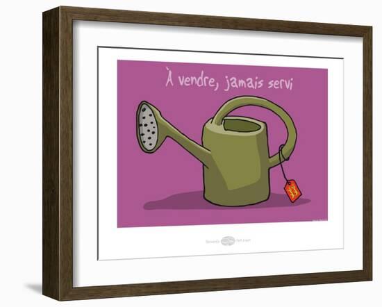 Heula. Arrosoir à vendre-Sylvain Bichicchi-Framed Art Print