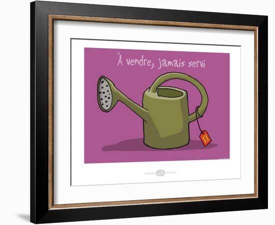 Heula. Arrosoir à vendre-Sylvain Bichicchi-Framed Art Print