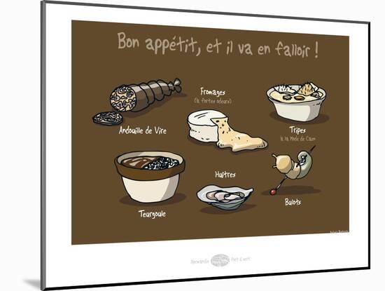 Heula. Bon appétit !-Sylvain Bichicchi-Mounted Art Print