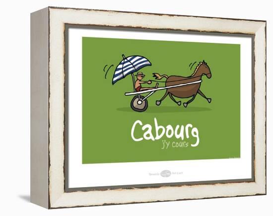 Heula. Cabourg, j'y cours-Sylvain Bichicchi-Framed Stretched Canvas