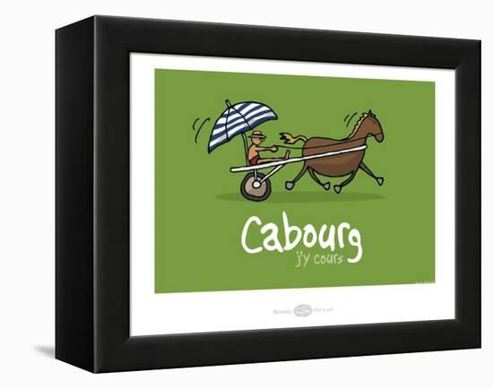 Heula. Cabourg, j'y cours-Sylvain Bichicchi-Framed Stretched Canvas