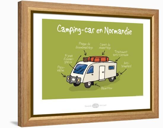 Heula. Camping-car normand-Sylvain Bichicchi-Framed Stretched Canvas