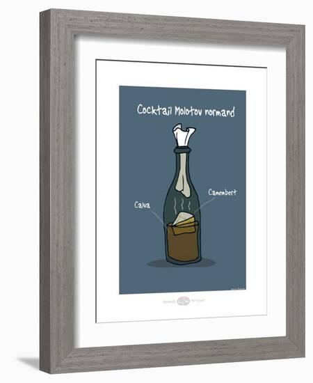 Heula. Cocktail Molotov normand-Sylvain Bichicchi-Framed Art Print