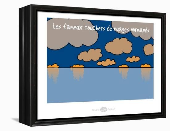 Heula. Couchers de nuages-Sylvain Bichicchi-Framed Stretched Canvas