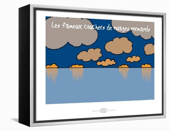 Heula. Couchers de nuages-Sylvain Bichicchi-Framed Stretched Canvas