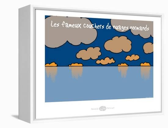 Heula. Couchers de nuages-Sylvain Bichicchi-Framed Stretched Canvas