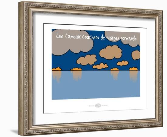 Heula. Couchers de nuages-Sylvain Bichicchi-Framed Art Print