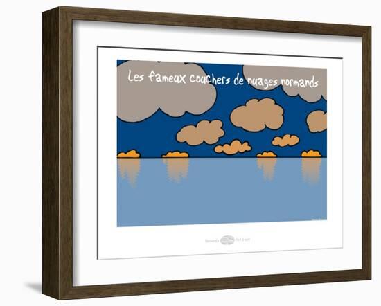 Heula. Couchers de nuages-Sylvain Bichicchi-Framed Art Print