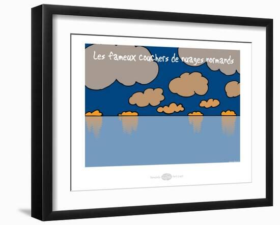 Heula. Couchers de nuages-Sylvain Bichicchi-Framed Art Print