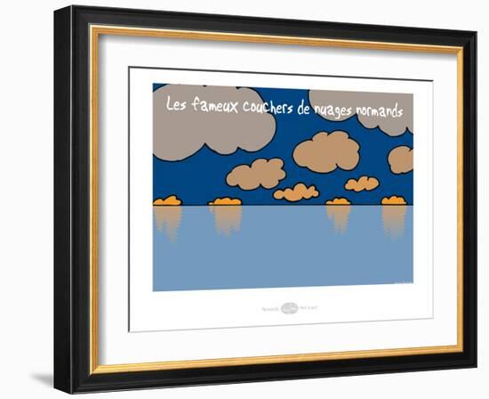 Heula. Couchers de nuages-Sylvain Bichicchi-Framed Art Print