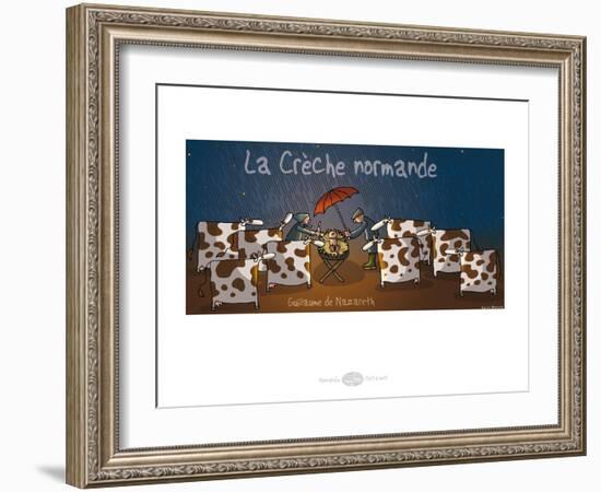 Heula. Crèche normande-Sylvain Bichicchi-Framed Art Print