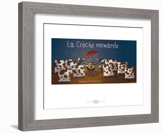 Heula. Crèche normande-Sylvain Bichicchi-Framed Art Print
